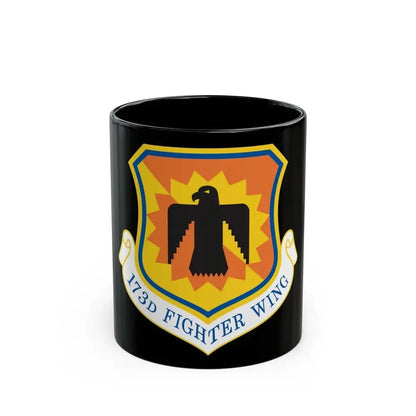 173rd Fighter Wing (U.S. Air Force) Black Coffee Mug 11oz - Go Mug Yourself