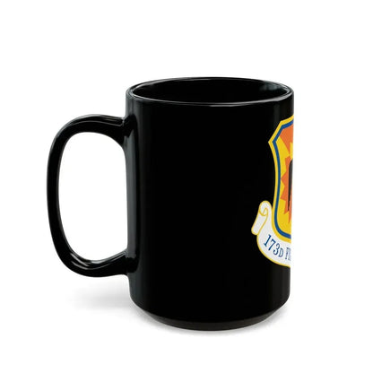173rd Fighter Wing (U.S. Air Force) Black Coffee Mug - Go Mug Yourself