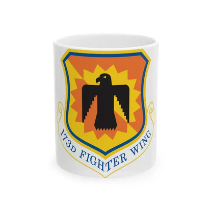 173rd Fighter Wing (U.S. Air Force) White Coffee Mug 11oz - Go Mug Yourself