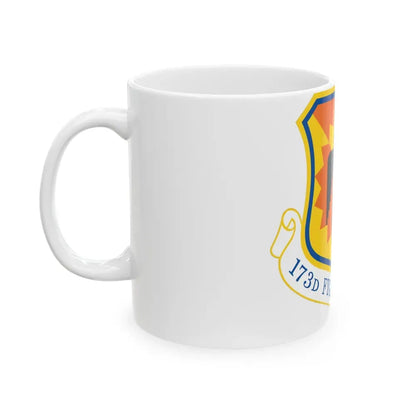 173rd Fighter Wing (U.S. Air Force) White Coffee Mug - Go Mug Yourself