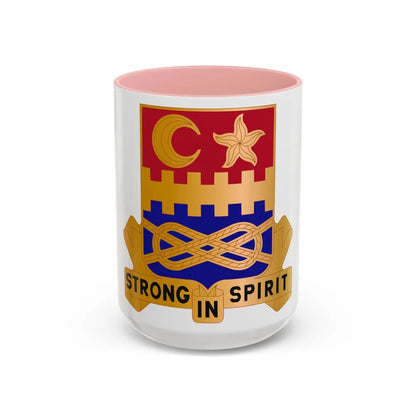 174 Armor Regiment (U.S. Army) Accent Coffee Mug-15oz-Pink-Go Mug Yourself