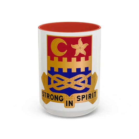 174 Armor Regiment (U.S. Army) Accent Coffee Mug 15oz Red - Go Mug Yourself
