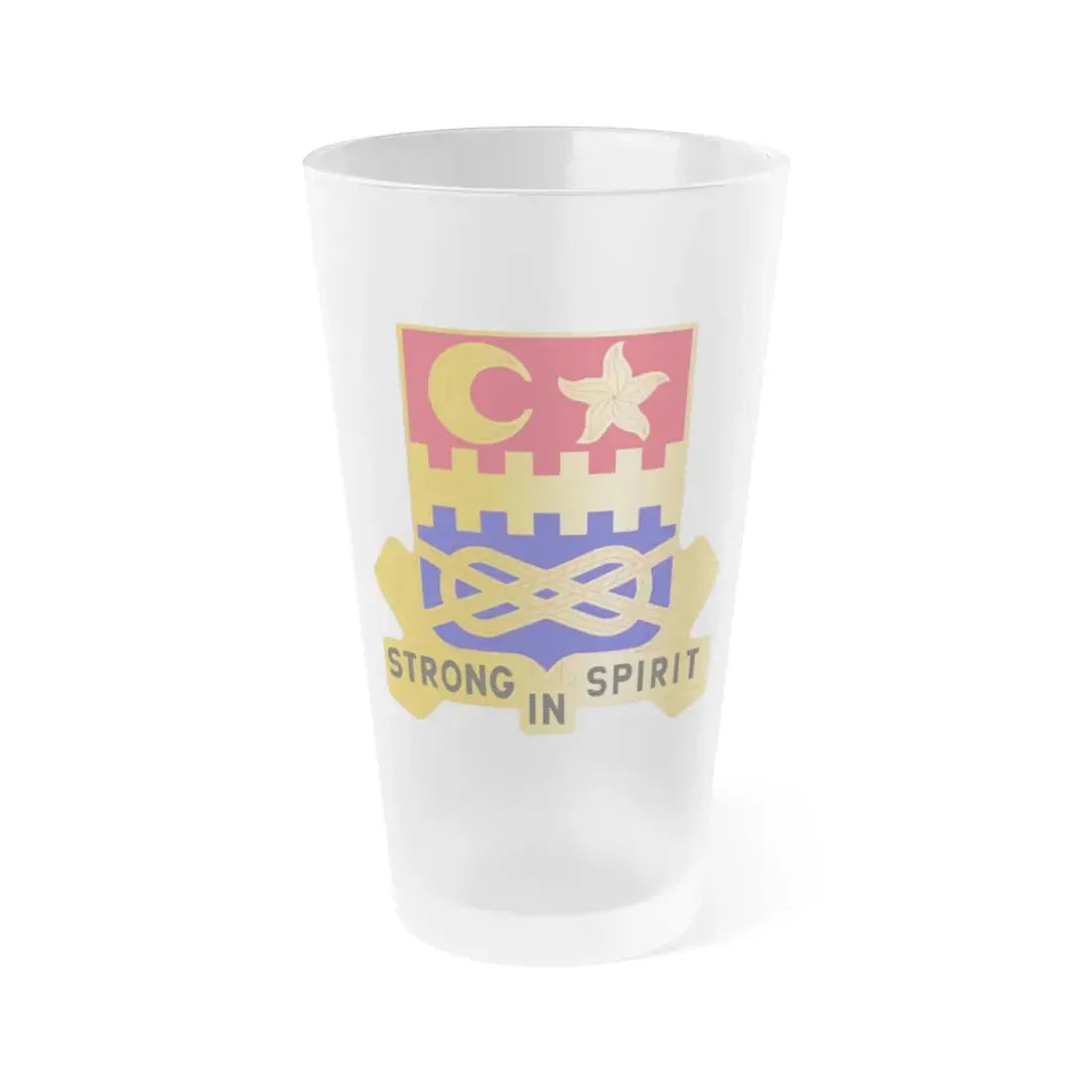174 Armor Regiment (U.S. Army) Frosted Pint Glass 16oz Default Title - Go Mug Yourself