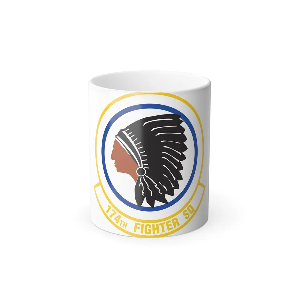 174 Fighter Squadron (U.S. Air Force) Color Changing Coffee Mug-11oz-Go Mug Yourself