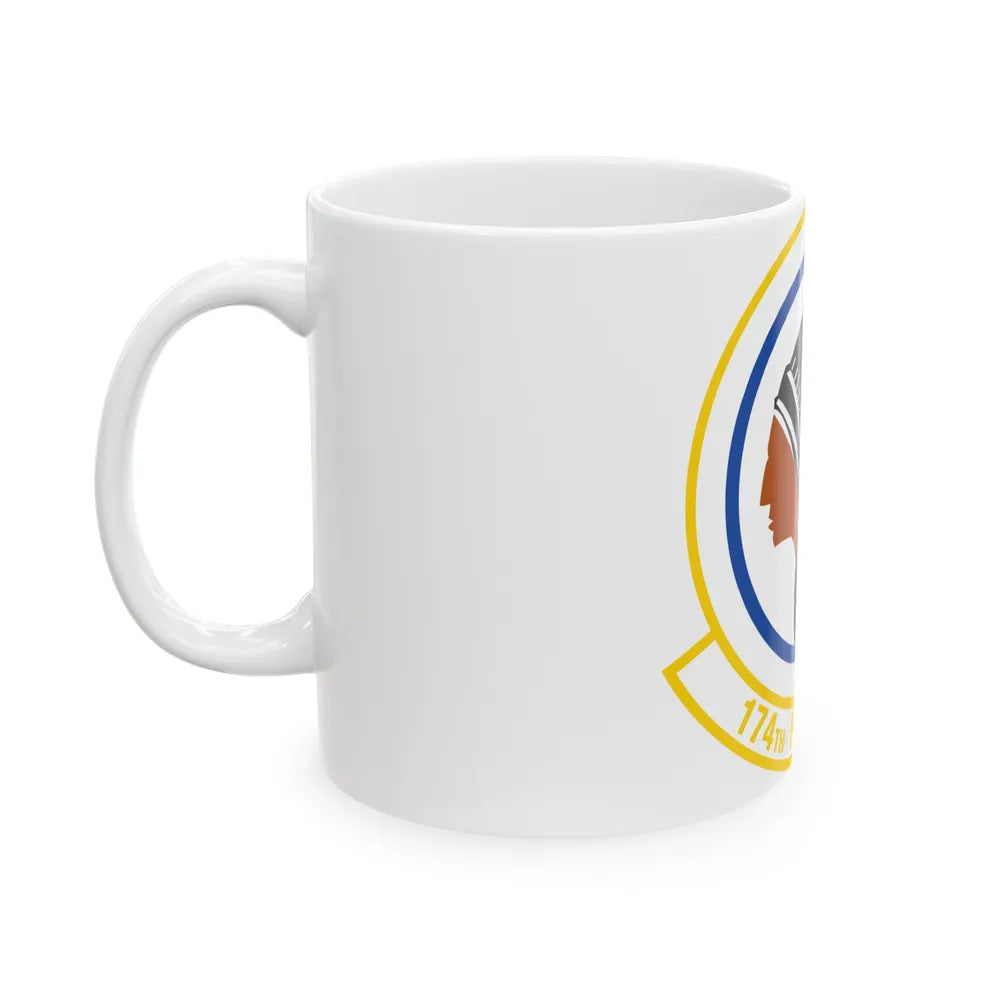 174 Fighter Squadron (U.S. Air Force) White Coffee Mug-Go Mug Yourself