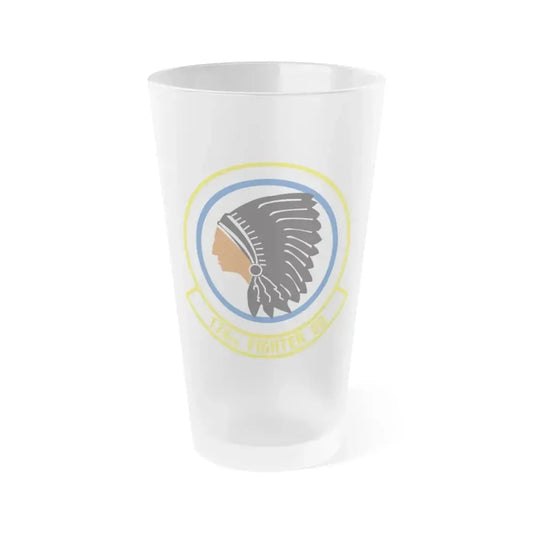 174 Fighter Squadron (U.S. Air Force) Frosted Pint Glass 16oz 16oz Frosted - Go Mug Yourself