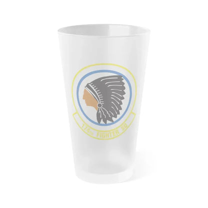 174 Fighter Squadron (U.S. Air Force) Frosted Pint Glass 16oz 16oz Frosted - Go Mug Yourself