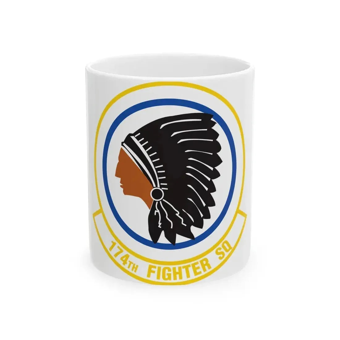 174 Fighter Squadron (U.S. Air Force) White Coffee Mug 11oz - Go Mug Yourself