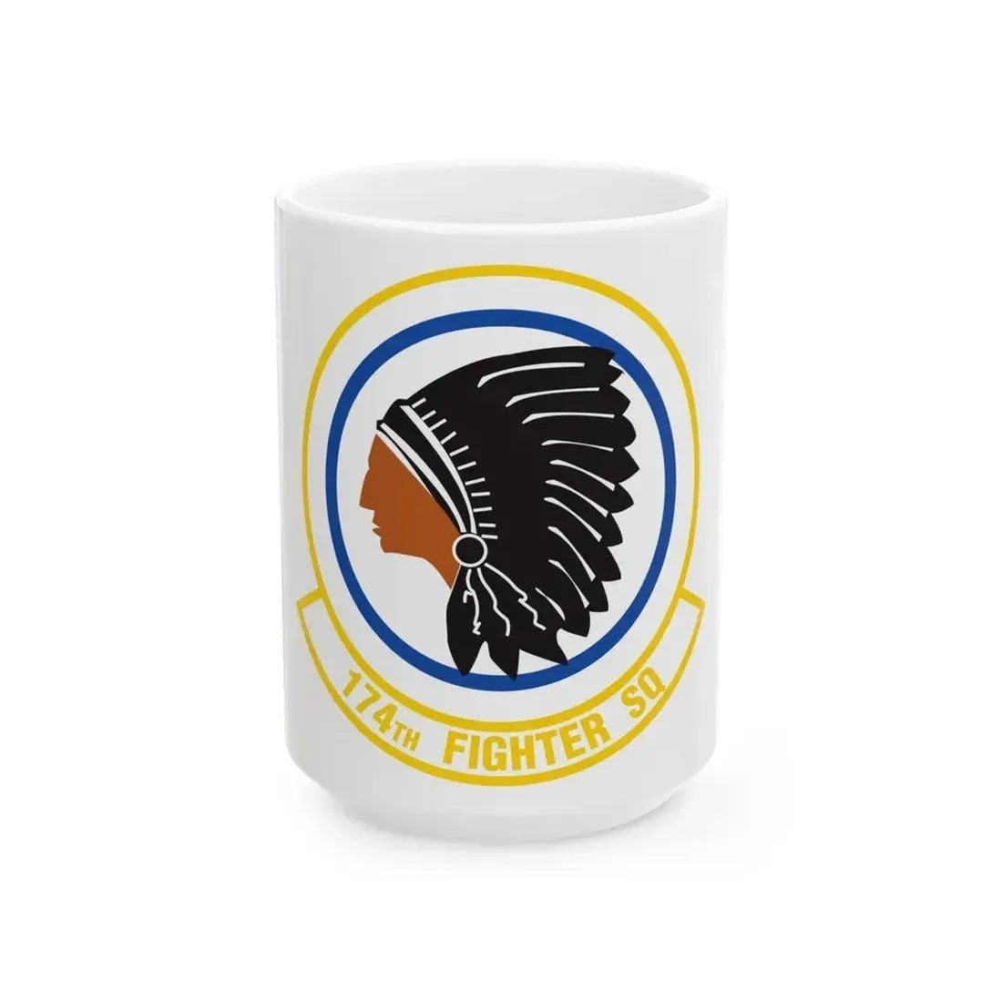 174 Fighter Squadron (U.S. Air Force) White Coffee Mug 15oz - Go Mug Yourself