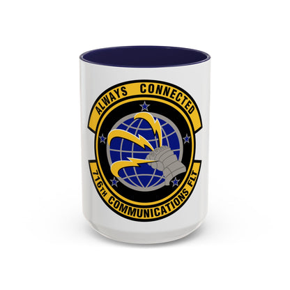 716th Communications Flight (U.S. Air Force) Accent Coffee Mug