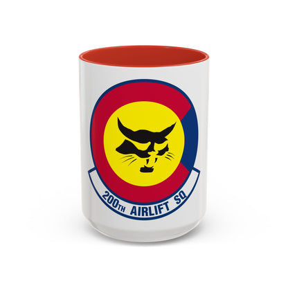 200 Airlift Squadron (U.S. Air Force) Accent Coffee Mug