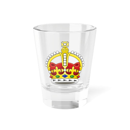 Kings Crown variant (United Kingdom) (Coat of Arms) Shot Glass 1.5oz