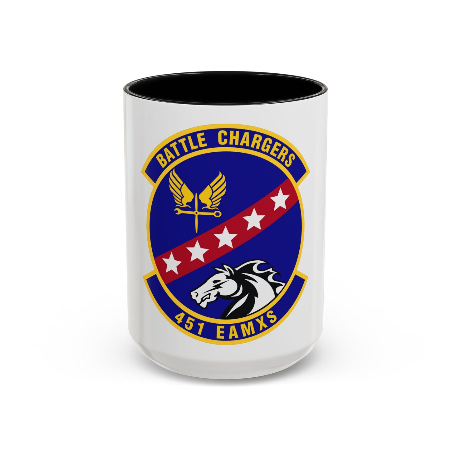 451st Expeditionary Aircraft Maintenance Squadron (U.S. Air Force) Accent Coffee Mug