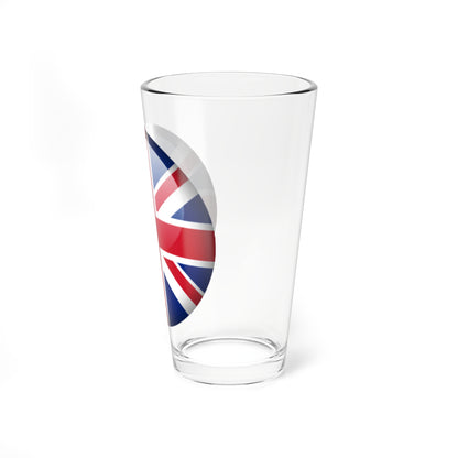Flag orb United Kingdom (United Kingdom) Pint Glass 16oz