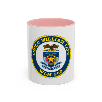 USCGC William Tate WLM 560 (U.S. Coast Guard) Accent Coffee Mug