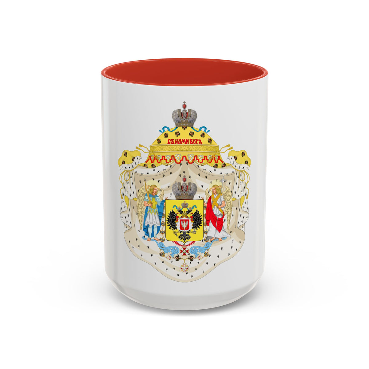 Great Coat of Arms of Congress Poland - Accent Coffee Mug