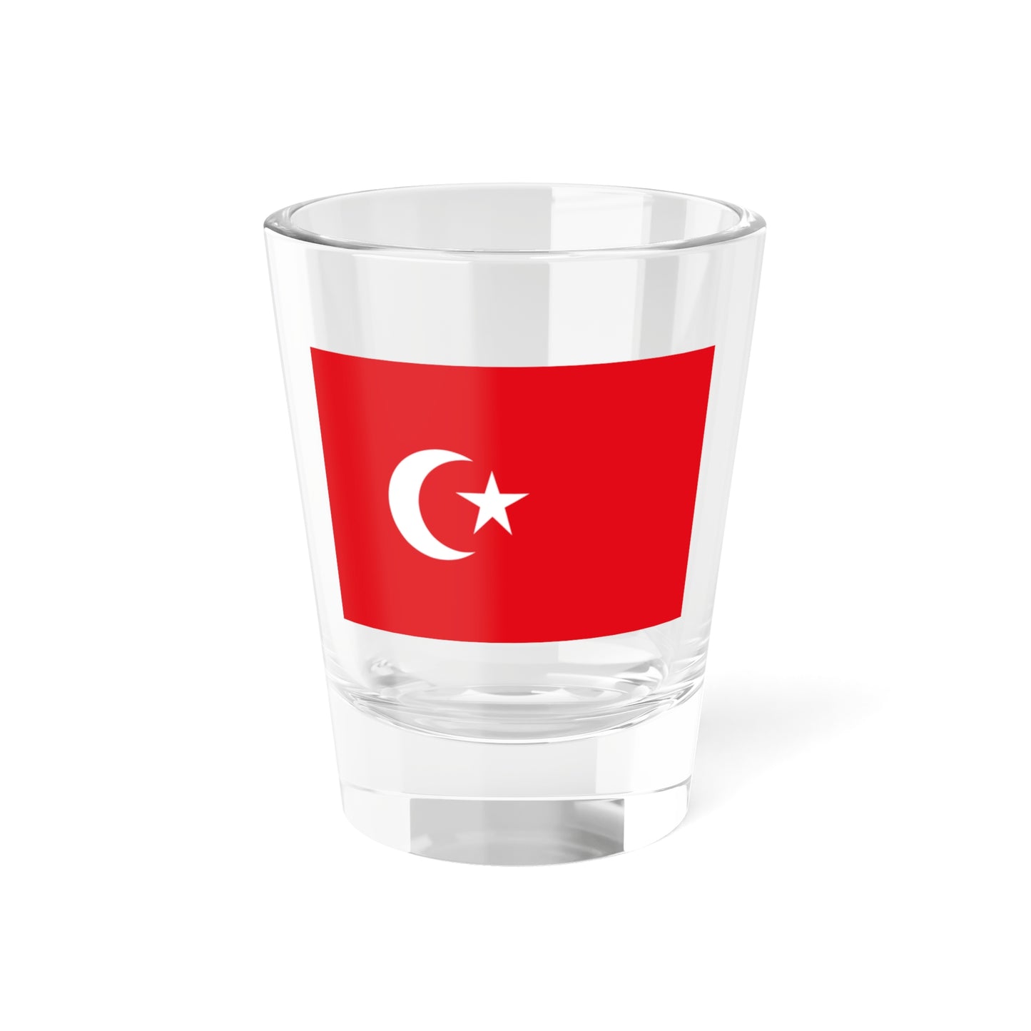 Turkey flag remake (Turkey) Shot Glass 1.5oz