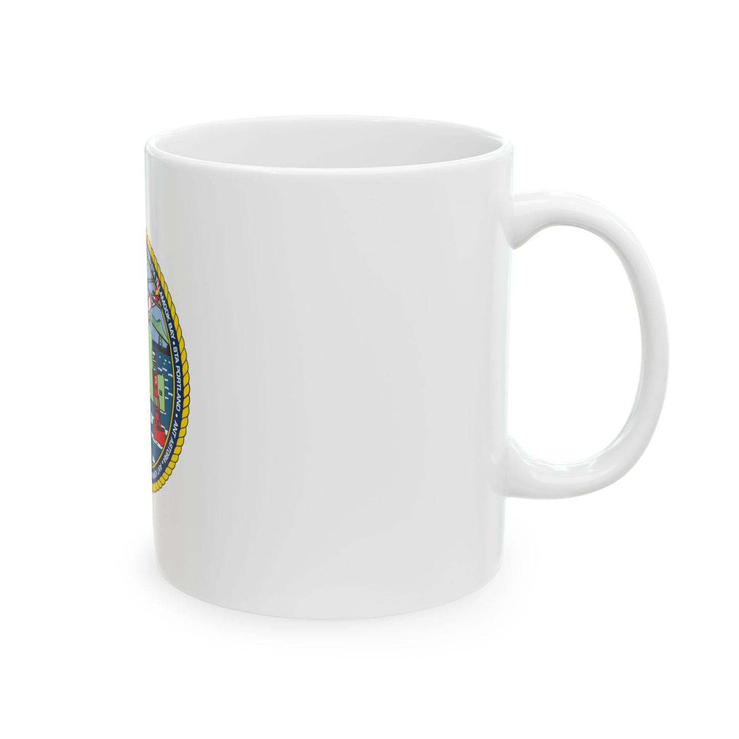 USCGS Columbia River (U.S. Coast Guard) White Coffee Mug