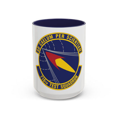 716th Test Squadron (U.S. Air Force) Accent Coffee Mug