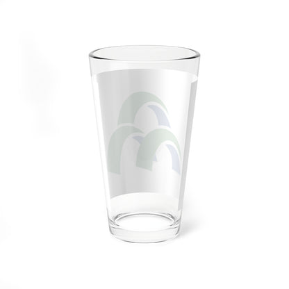 Flag of Mori Hokkaido (Japan) Pint Glass 16oz