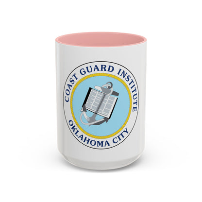 USCG Institute Oklahoma City 2 (U.S. Coast Guard) Accent Coffee Mug