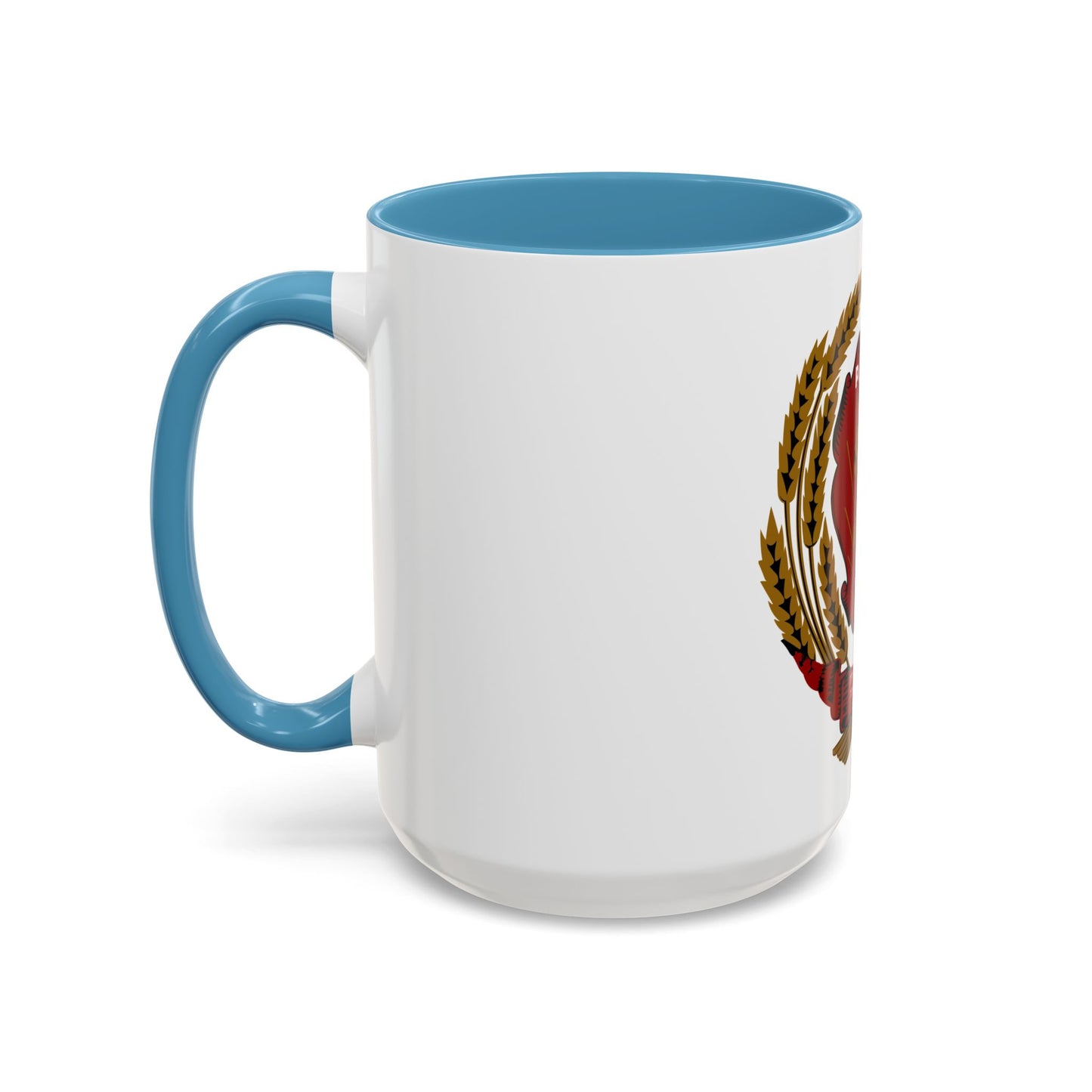 Emblem of the Moldavian SSR (1940-1941) - Accent Coffee Mug