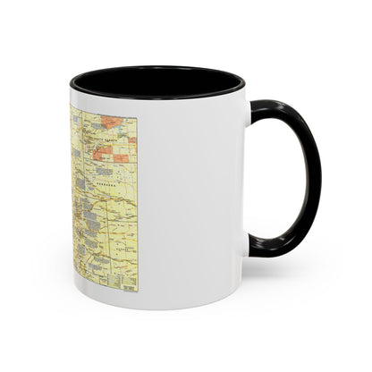 USA - Central Rockies 1 (1984) (Map) Accent Coffee Mug