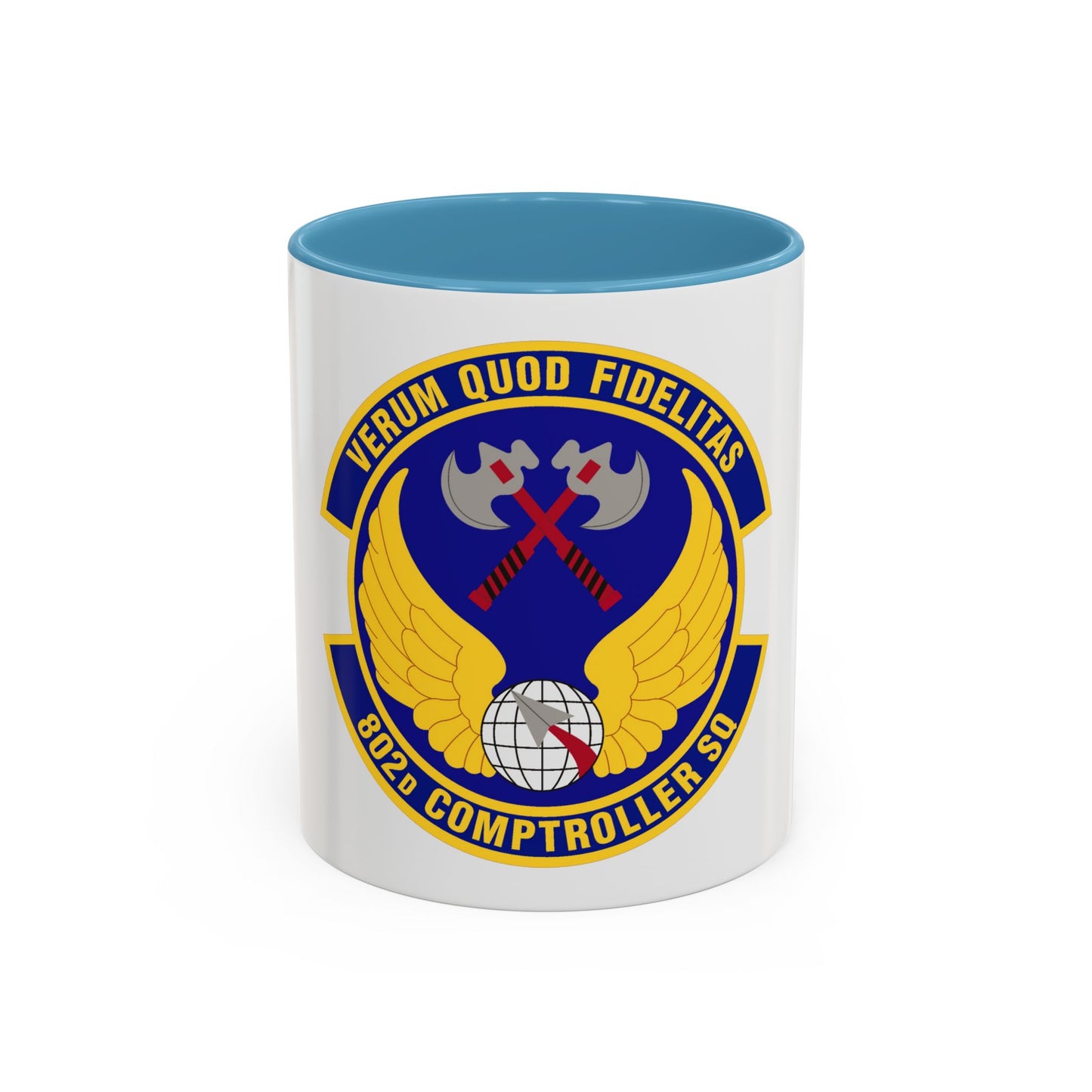802d Comptroller Squadron (U.S. Air Force) Accent Coffee Mug
