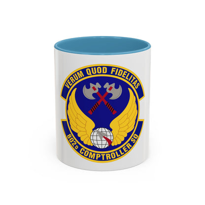 802d Comptroller Squadron (U.S. Air Force) Accent Coffee Mug