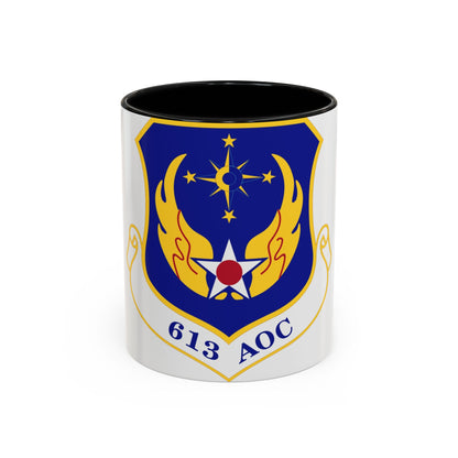 613 Air Operations Center PACAF (U.S. Air Force) Accent Coffee Mug