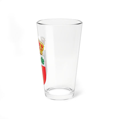 Escudo de Alcudia de Monteagud (Spain) (Coat of Arms) Pint Glass 16oz