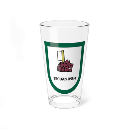 Escudo Tecuanipan (Mexico) (Coat of Arms) Pint Glass 16oz
