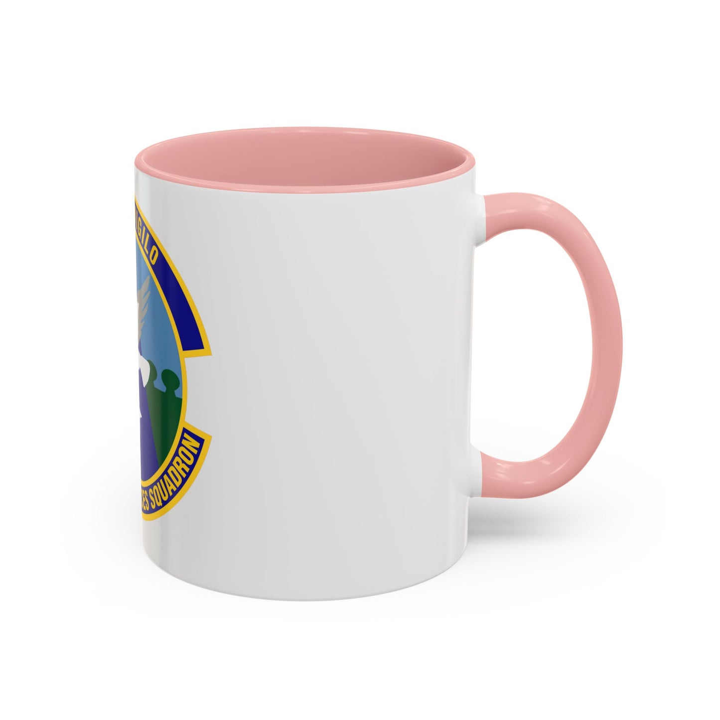 87 Security Forces Squadron AMC (U.S. Air Force) Accent Coffee Mug