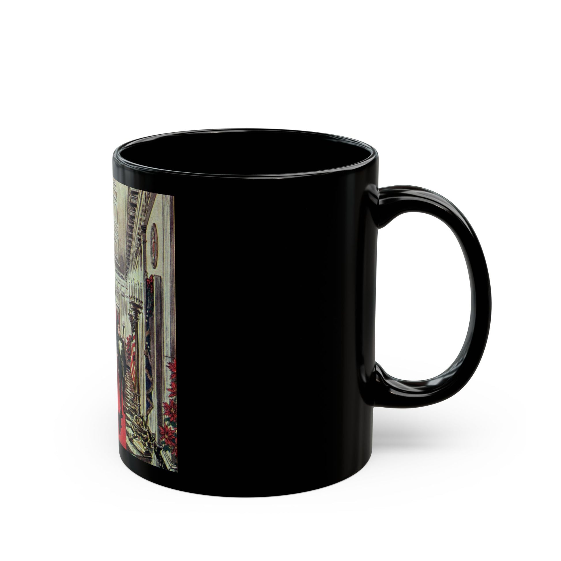 Churchill's Visit, This Week Magazine, January 19, 1964 - Black Coffee Mug-Go Mug Yourself