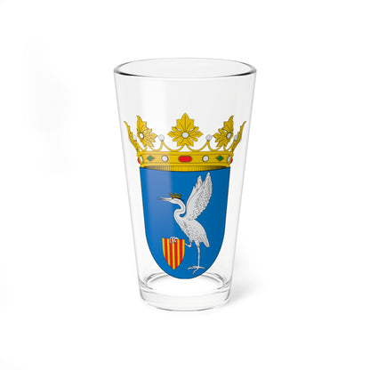 Escudo de Las Cuerlas (Spain) (Coat of Arms) Pint Glass 16oz