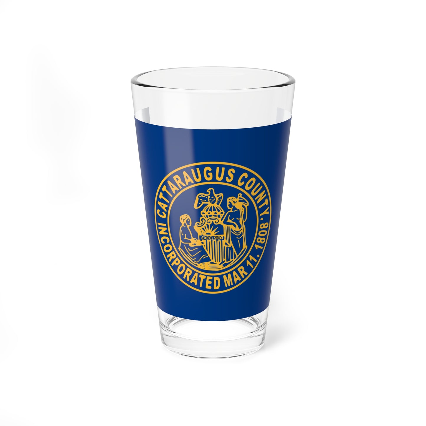 Flag of Cattaraugus County New York (United States) Pint Glass 16oz