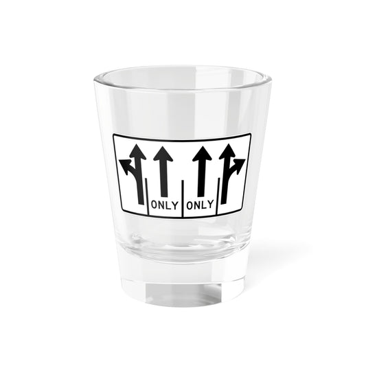 MUTCD-MI R3-8ac (Michigan) (Road Sign) Shot Glass 1.5oz