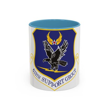 613th Support Group (U.S. Air Force) Accent Coffee Mug