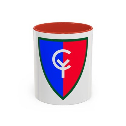 38th Infantry Division SSI (U.S. Army) Accent Coffee Mug