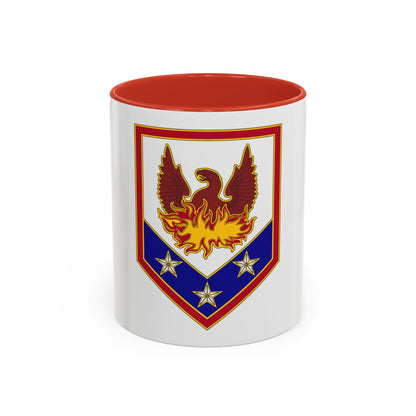 110 Maneuver Enhancement Brigade (U.S. Army) Accent Coffee Mug