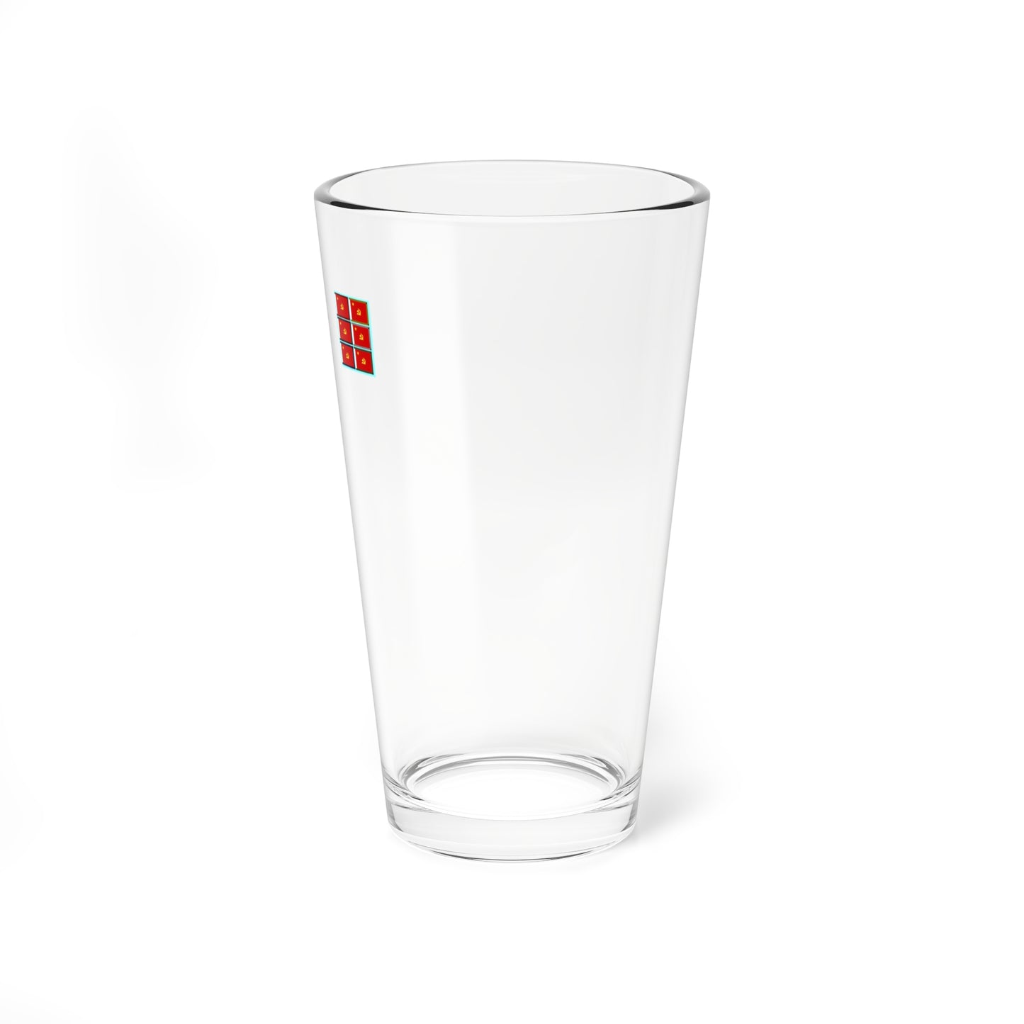 Chinese Red Army Flag 1931 (China) Pint Glass 16oz