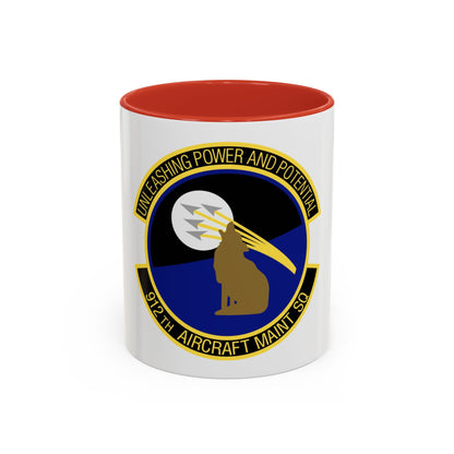 912th Aircraft Maintenance Squadron (U.S. Air Force) Accent Coffee Mug
