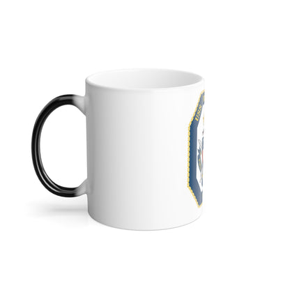 USS Mobile Bay CG 53 Crest (U.S. Navy) Color Changing Mug 11oz