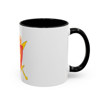 Coat of arms of the Norwegian Armed Forces - Accent Coffee Mug