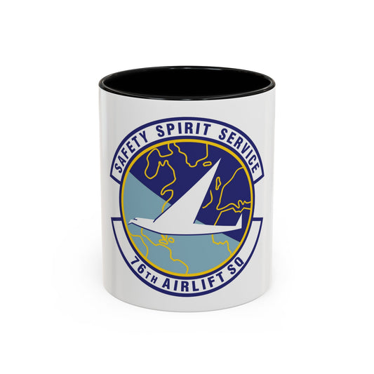 76th Airlift Squadron (U.S. Air Force) Accent Coffee Mug