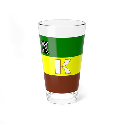 Flag of Kariwa Niigata no text (Japan) Pint Glass 16oz