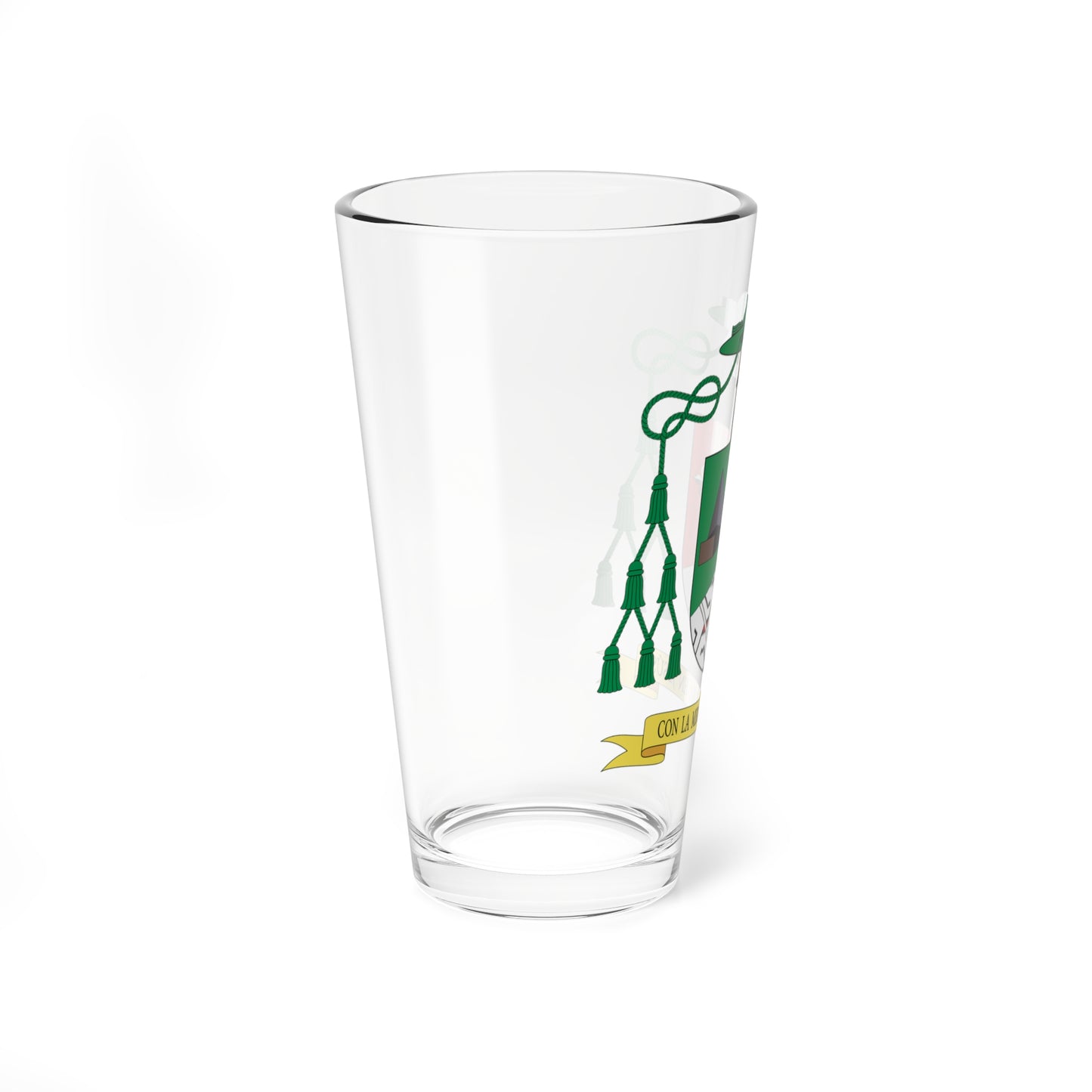 Escudo de David Martínez de Aguirre Guinea (Spain) (Coat of Arms) Pint Glass 16oz