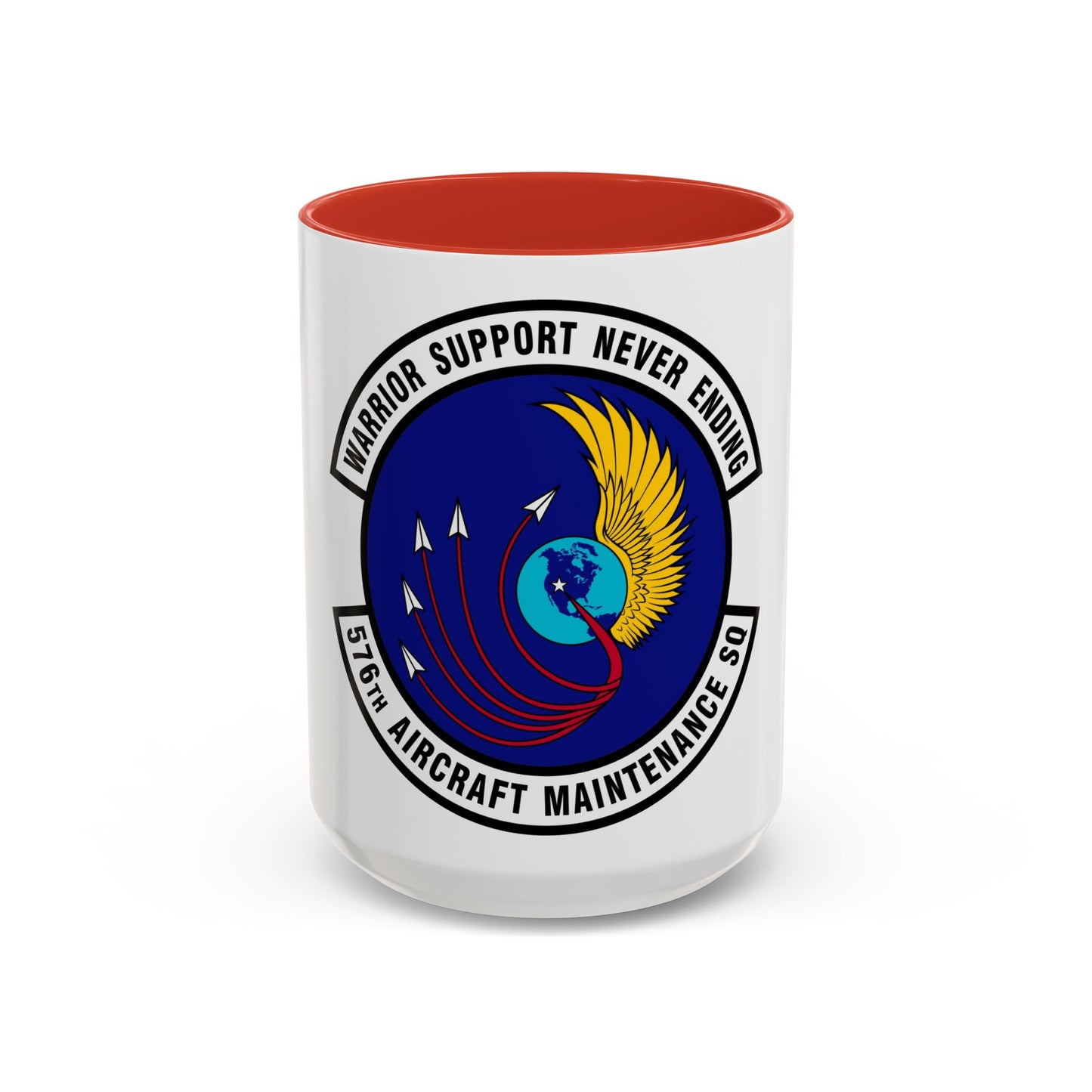 576th Aircraft Maintenance Squadron (U.S. Air Force) Accent Coffee Mug