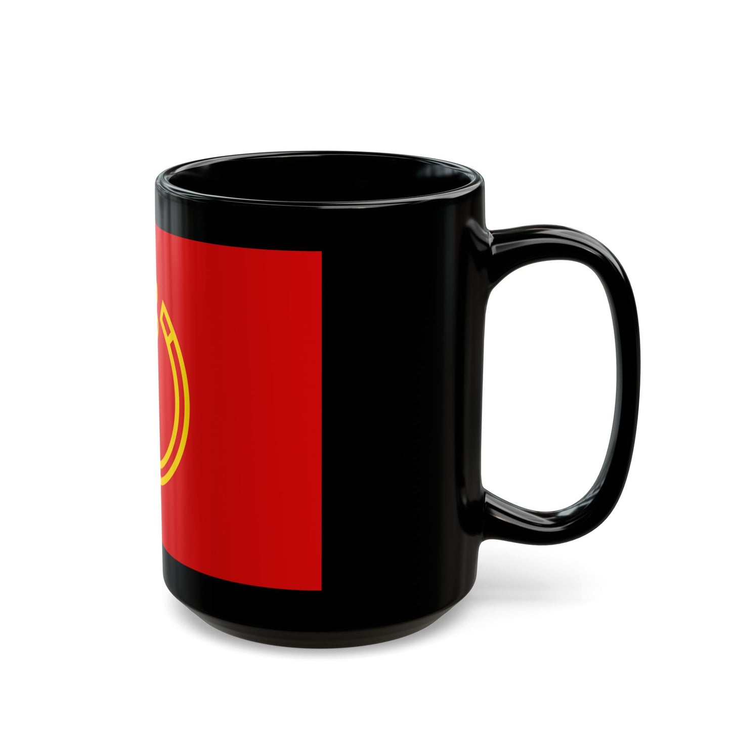 Flag of Niigata Prefecture Japan - Black Coffee Mug-Go Mug Yourself