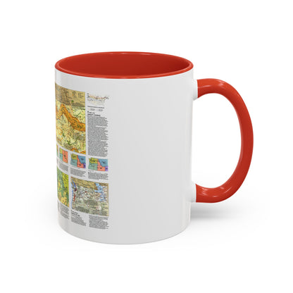 USA - Pacific Northwest 2 (1986) (Map) Accent Coffee Mug